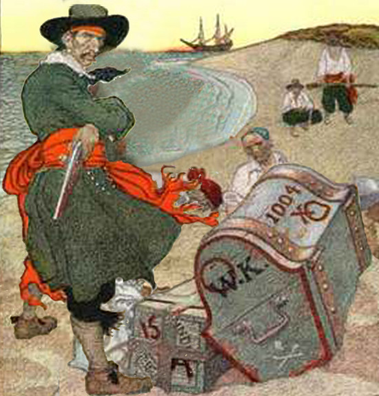 Sau đó, Kidd trở thành hải tặc và dùng con tàu trên gây ra nhiều vụ tấn công, cướp bóc tài sản, hàng hóa của những người đi biển.