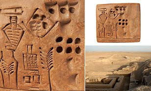 Trong cuộc khai quật tại thành phố cổ Uruk, ở miền nam Iraq ngày nay, các nhà khảo cổ tìm thấy một cổ vật 5.000 tuổi. Đó là tấm bia bằng đất sét.