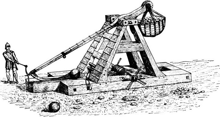 Nhờ máy bắn đá, quân đội nhiều nước gặt hái được những thắng lợi lớn khi tấn công, chiếm đóng các thành trì, pháo đài thời Trung cổ.