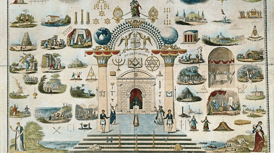 Thành viên hội Tam Điểm được chia làm 3 thứ bậc: mới gia nhập (entered apprentice), trung cấp (fellow craft), cao cấp (master mason).