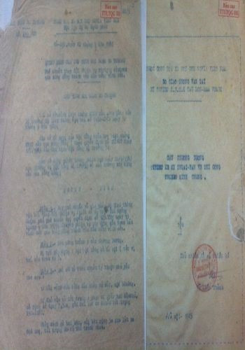 Ngày 22/9/1983, Chủ tịch Hội đồng Bộ trưởng đã ban hành Quyết định số 243/CT về việc phê chuẩn thay đổi nhiệm vụ xây dựng cầu treo qua sông Hồng thành cầu dầm cứng vĩnh cửu. Ảnh: Nguồn: Trung tâm Lưu trữ quốc gia.