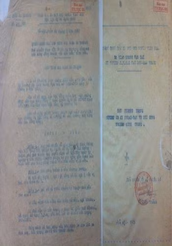 Ngày 22/9/1983, Chủ tịch Hội đồng Bộ trưởng đã ban hành Quyết định số 243/CT về việc phê chuẩn thay đổi nhiệm vụ xây dựng cầu treo qua sông Hồng thành cầu dầm cứng vĩnh cửu. Ảnh: Nguồn: Trung tâm Lưu trữ quốc gia.