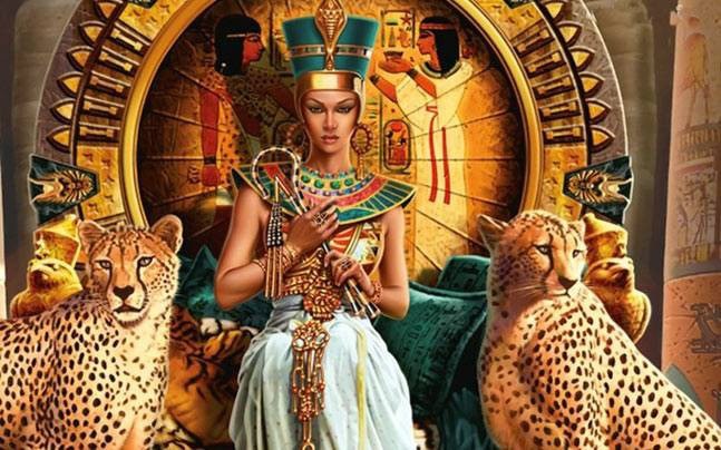 Theo sử sách, Nữ hoàng Cleopatra mang lại thịnh vượng và hòa bình cho Ai Cập trước nhiều ý đồ xâm lược của các đế chế hùng mạnh. Trong số này có việc bà trở thành người tình của danh tướng La Mã Julius Caesar.