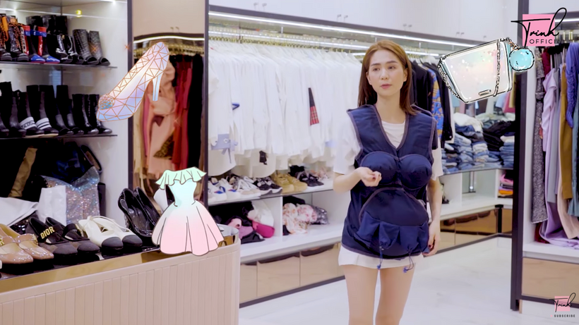 Ngoc Trinh met moi be 'bung bau' nhung hao huc phoi do sanh dieu-Hinh-5