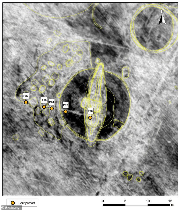 Một nhóm các nhà khoa học tại Viện Nghiên cứu Di sản Văn hóa Na Uy (NIKU) mới công bố phát hiện đáng chú ý. Họ tìm thấy một khu vực chôn cất của người Viking tại gò Jell, Gjellestad. Trong đó số này có tàn tích một mộ thuyền của người Viking.