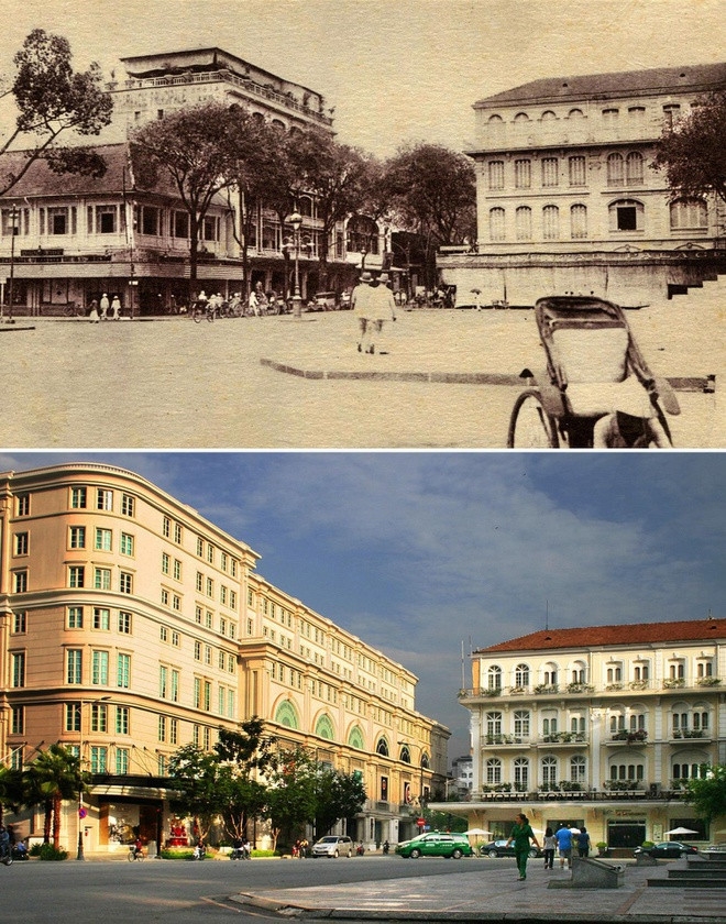 Sách Kiến trúc đô thị và cảnh quan Sài Gòn - Chợ Lớn xưa và nay, tác giả Nguyễn Đức Hiệp, Tim Doling và Võ Chi Mai (NXB Văn hóa - Văn nghệ TP.HCM phát hành tháng 11/2020) giới thiệu hình ảnh, thông tin về cảnh quan, đường phố đô thị Sài Gòn - Chợ Lớn từ thế kỷ 19 cho đến nay là TP.HCM. Trong cuốn sách, những hình ảnh Sài Gòn - Chợ Lớn xưa và các ảnh ngày nay ở TP.HCM do Tim Doling chụp được trình bày cạnh nhau để so sánh cảnh quan kiến trúc xưa với ngày nay. Trong ảnh là Quảng trường nhà hát vào khoảng đầu thập niên 1900 và ngày nay (ảnh dưới).