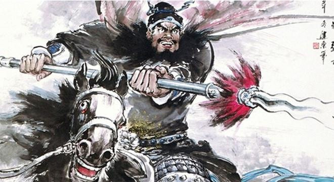 3. Là anh em kết nghĩa với Lưu Bị và Quan Vũ, Trương Phi nổi tiếng là một vị tướng oai hùng, giỏi võ công nhưng hay nóng giận. "Vào sinh ra tử" với Trương Phi trong nhiều trận chiến là cây bát xà mâu.