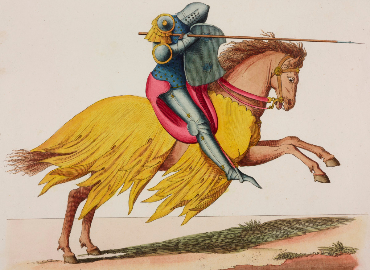 Giáo mác xuất hiện vào khoảng thế kỷ 13 và được sử dụng rộng rãi trên các chiến trường ở châu Âu thời Trung cổ.