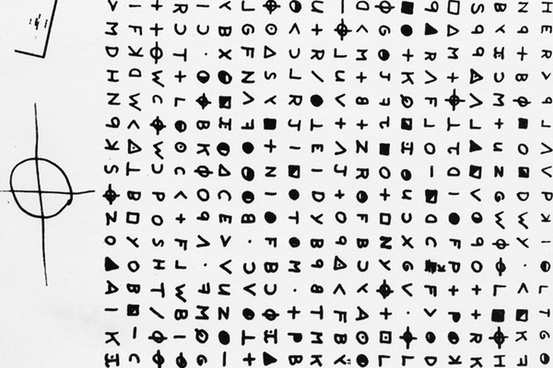 Không những vậy, Zodiac kết thúc lá thư bằng một biểu tượng hình tròn cùng một hình chữ thập chia hình tròn làm 4 phần. Mỗi bức thư bao gồm 1/3 đoạn mật mã.