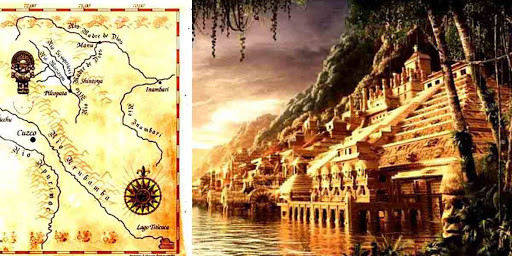 Cụ thể, thành phố huyền thoại Paititi của người Inca được cho là nằm ở một nơi nào đó trong khu vực Nam Mỹ.