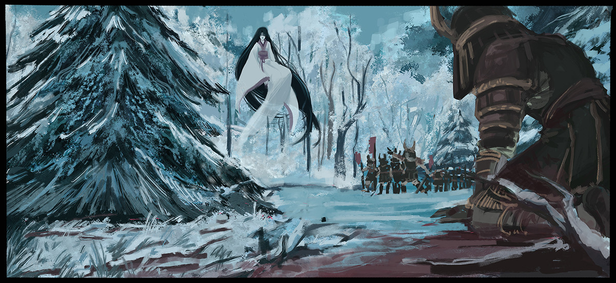 Người ta chỉ truyền tai nhau câu chuyện về việc mỗi khi Yuki-onna xuất hiện đều mang dáng vẻ u buồn, cô độc và mang đến sự chết chóc.