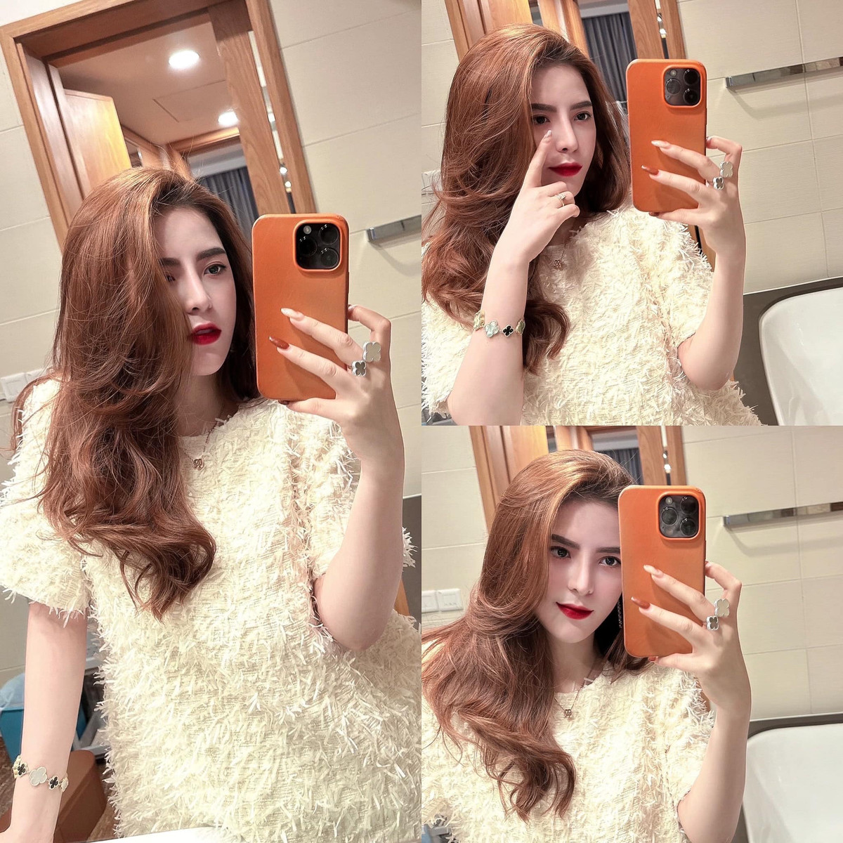 Thân hình chuẩn đẹp đồng hồ cát của Mai Ly khiến nhiều cô gái ao ước được sở hữu.