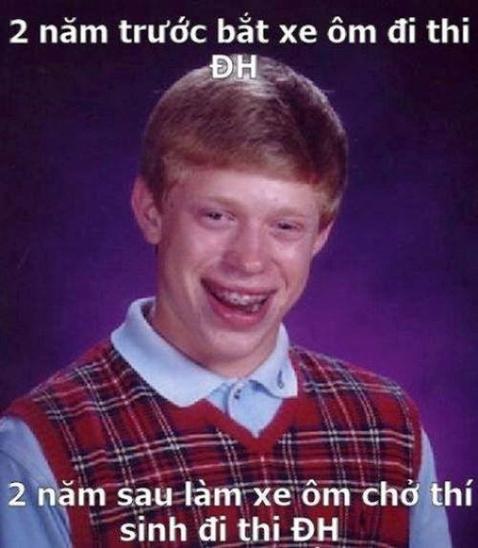 Nỗi khổ khó ai thấu hiểu của một thí sinh. Ảnh: Facebook