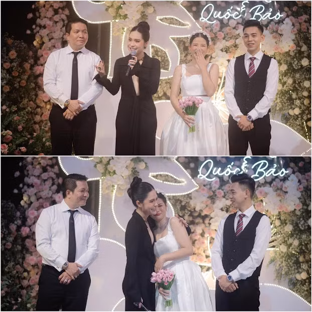 Những hình về lễ cưới linh đình của bảo mẫu Thiên Kim cũng nhận được sự quan tâm không nhỏ từ cư dân mạng.