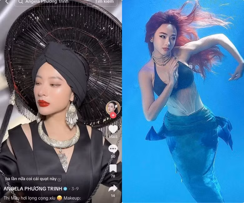 Từ trang phục cho tới cách trang điểm, làm tóc hot girl "bà mẹ nhí" một thời đều rất công phu đầu tư.