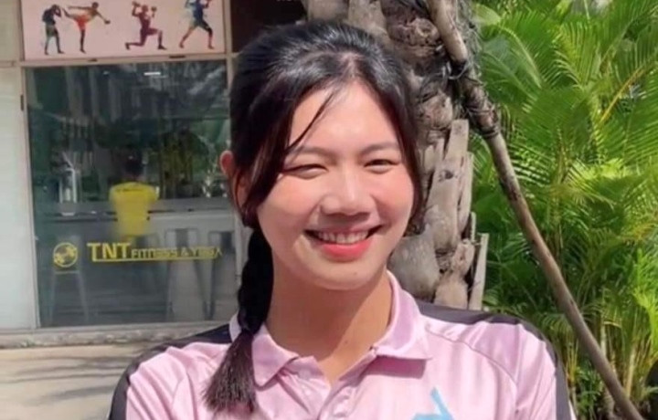 Nhận được nhiều lời khen, cô cảm thấy vui. Dẫu vậy, Ánh Viên cho biết mặc đồ thể thao vẫn thoải mái nhất. Ảnh: FBNV