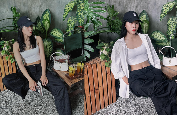 Những khoảnh khắc khi rời sân cỏ của Bảo Trâm nhận được nhiều lời khen, đặc biệt là khen vóc dáng của cô. Ảnh: FBNV