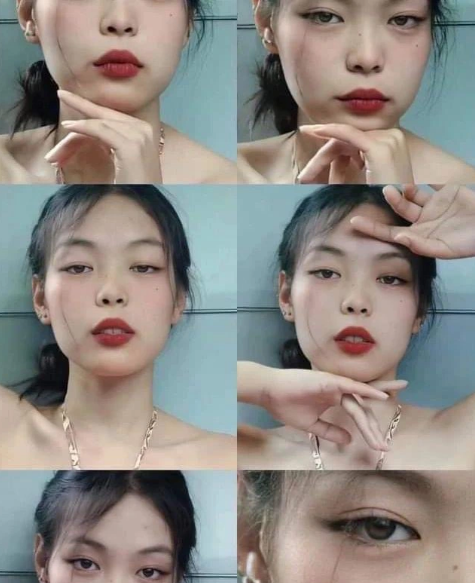 Khi trang điểm theo phong cách của thành viên BLACKPINK, nhiều người còn cho rằng cô nàng này giống Jennie đến 90%.