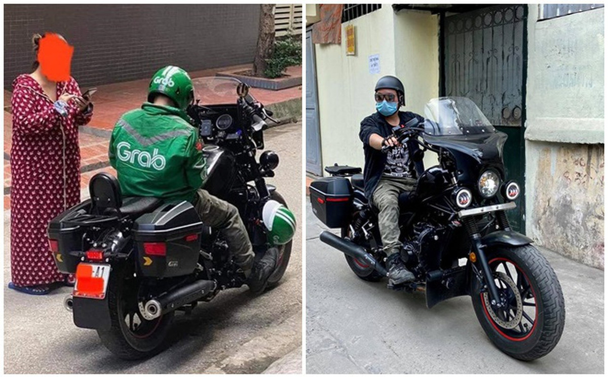 Hình ảnh anh chàng shipper lái xe phân khối lớn ship đồ ăn đã gây chú ý trên mạng xã hội. Chia sẻ bức ảnh này người đăng tải đính kèm dòng trạng thái "làm để trải nghiệm cuộc sống, vì đam mê chứ quan trọng gì lời lãi" khiến cộng đồng mạng càng thêm thích thú và tò mò.
