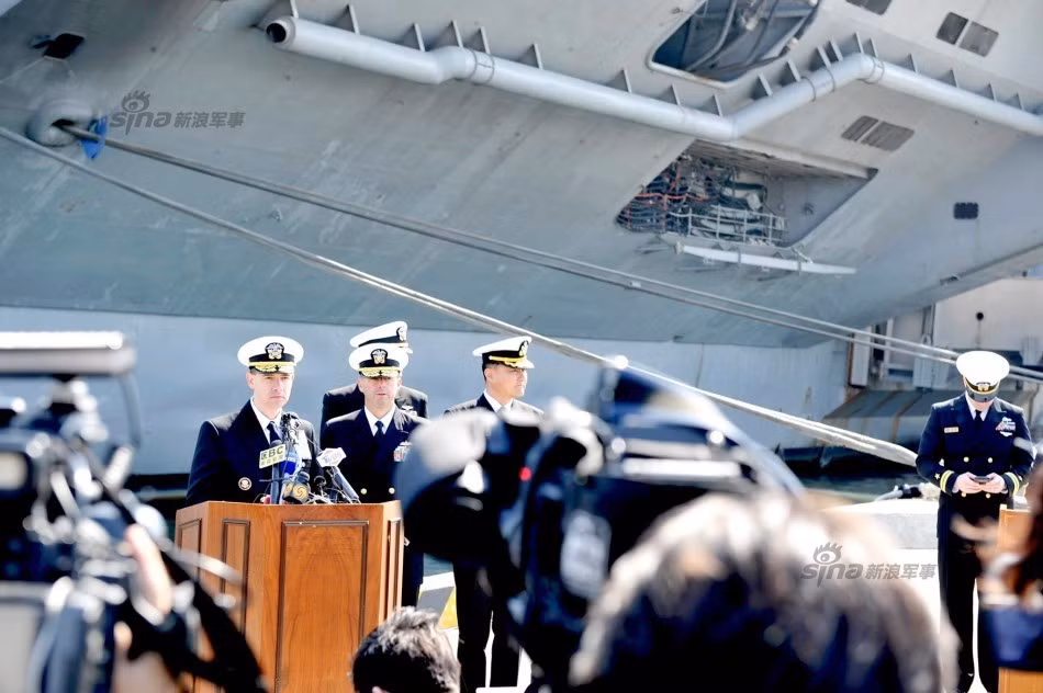 Trong hai tháng đó, chiếc tàu sân bay hiện đại của Hải quân Mỹ này đã tham gia luyện tập ở nhiều vùng biển trong khu vực Thái Bình Dương. Nguồn ảnh: Sina.