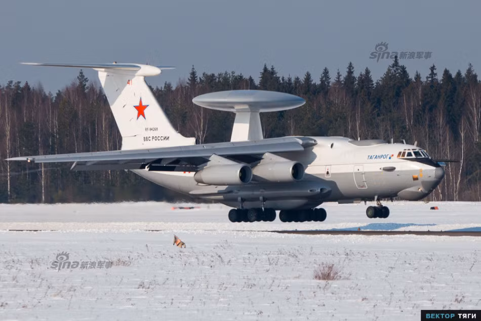 A-50U là gói nâng cấp lớn dành cho dòng máy bay cảnh báo sớm A-50 đang hoạt động trong Không quân Nga. Nước Nga dự định sẽ nâng cấp toàn bộ A-50 lên chuẩn A-50U trong nhiều năm tới. Nguồn ảnh: Sina.