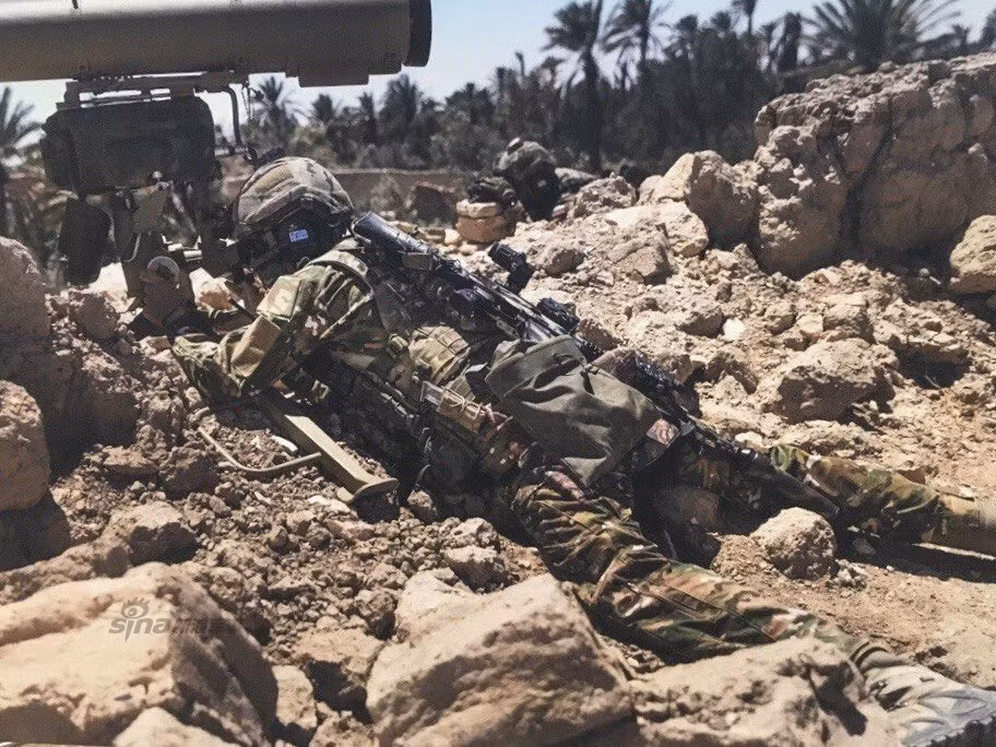 Binh lính thuộc lực lượng đặc biệt của Nga tác chiến trên chiến trường Syria với trang bị gọn nhẹ nhưng cực kỳ hiện đại. Nguồn ảnh: Sina