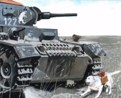 Cách thức này hiệu quả đến nỗi trong thời kỳ cao điểm của cuộc chiến, đã có lúc các doanh trại huấn luyện chó cảm tử bị... thiếu chó liên tục do nhu cầu cực lớn ở ngoài mặt trận. Nguồn ảnh: Adventure.