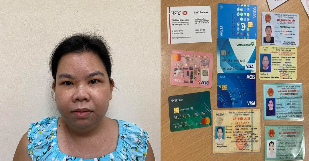  Giả danh thầy bói để lừa đảo chiếm đoạt tài sản: Nguyễn Ngọc Dung (SN 1986, trú tại Ninh Kiều, Cần Thơ) đã lên mạng đặt mua 1 giấy Chứng minh nhân dân giả mang tên Trần Ngọc Dương Minh với giá 1,5 triệu đồng. Dung lập 1 tài khoản facebook tên Trần Ngọc Dương Minh và đăng các bài viết với nội dung có khả năng xem bói. Biết chị D. (trú Hai Bà Trưng, Hà Nội) đang gặp khó khăn tài chính nên Dung đã nảy sinh ý định lừa đảo chiếm đoạt tiền bằng hình thức rủ mua cổ phiếu nội bộ giá rẻ và chiếm đoạt của chị D. hơn 400 triệu đồng. Ngày 5/11/2021, Công an Hà Nội đã khởi tố Dung. 