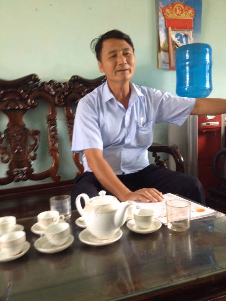 Phó Chủ tịch UBND phường Hoàng Tân, ông Lương Văn Nghinh trao đổi với PV Kiến Thức.