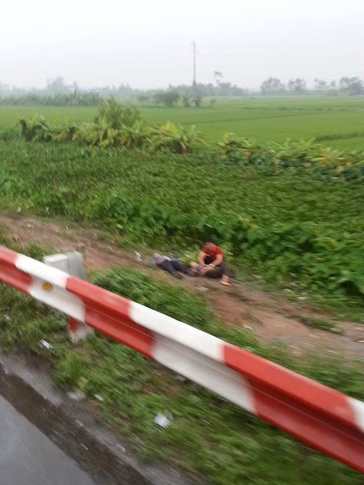 Hành khách bị thương do vụ tai nạn.