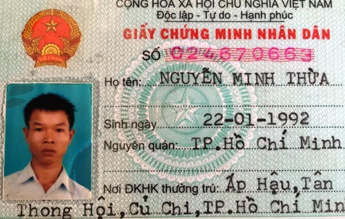 Thông tin về nam thanh niên Nguyễn Minh Thừa đã được Công an 24 quận, huyện khắp TP HCM có được và vẫn đang truy tìm tung tích.