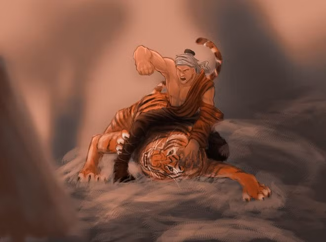 Bố Cái Đại vương Phùng Hưng là người ở làng Đường Lâm, con nhà hào phú, có sức vật trâu, đánh hổ. Sinh thời, ông là anh hùng chống quân xâm lược nhà Đường trong thế kỷ VII, giành lại độc lập cho dân tộc trong một khoảng thời gian dài.