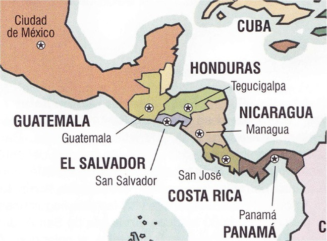 El Salvador và Honduras là quốc gia độc lập thuộc khu vực Trung Mỹ. El Salvador có diện tích hơn 21.000 km2, dân số hơn 6,3 triệu người. Honduras có diện tích hơn 114 nghìn km2, dân số khoảng 8,2 triệu người.