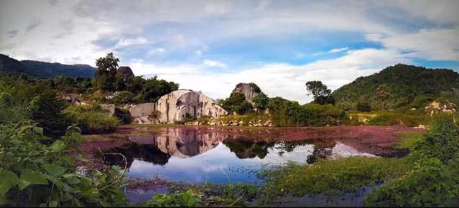 Núi Cấm được ví như Đà Lạt của miền Tây, không khí có phần nóng hơn một chút nhưng cảnh quan tuyệt vời không kém. Núi Cấm là ngọn núi cao nhất của vùng Bảy Núi, với độ cao 700 m so với mực nước biển.