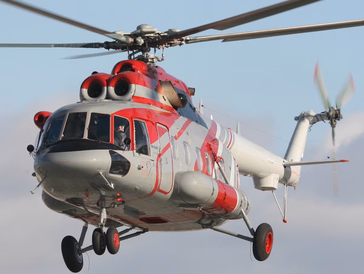 Ngoài ra, khi cần chỉ trong vòng 30-40 phút, Mi-171A2 chuyển đổi từ trực thăng chở khách thành "cỗ xe tải" khổng lồ, đủ sức chở 4 tấn hàng trong khoang và đến 5 tấn trên giá treo bên ngoài, như vậy tổng cộng số tấn nhiều hơn là Mi-8/17. Nguồn ảnh: Sputnik