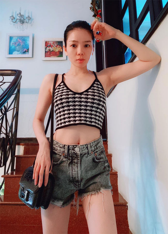 Trông Lệ Quyên trẻ trung không khác gì thiếu nữ 18.