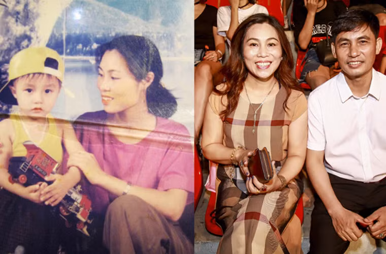  Mẹ Sơn Tùng khi trẻ (trái) và hiện tại.