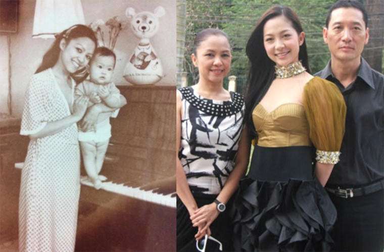 Nghệ sĩ múa Linh Nga thừa hưởng các nét đẹp của cả bố lẫn mẹ, nghệ sĩ múa Vương Linh và Đặng Hùng.