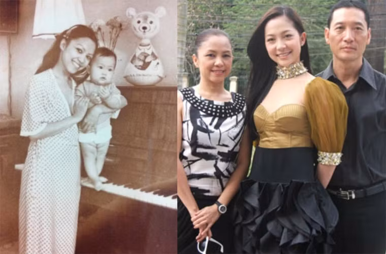 Nghệ sĩ múa Linh Nga thừa hưởng các nét đẹp của cả bố lẫn mẹ, nghệ sĩ múa Vương Linh và Đặng Hùng.