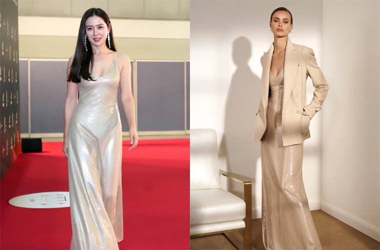 Chiếc váy là một trong những thiết kế trong bộ sưu tập Fre-Fall 2019 của nhà thiết kế danh tiếng Ralph Lauren.