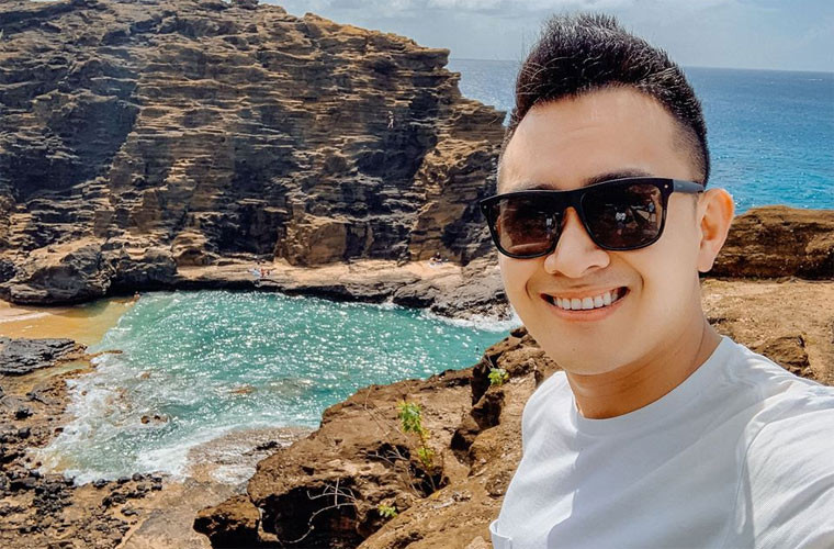 Sinh năm 1990, Thành Vinh sở hữu vẻ duyên dáng của người bố nổi tiếng.