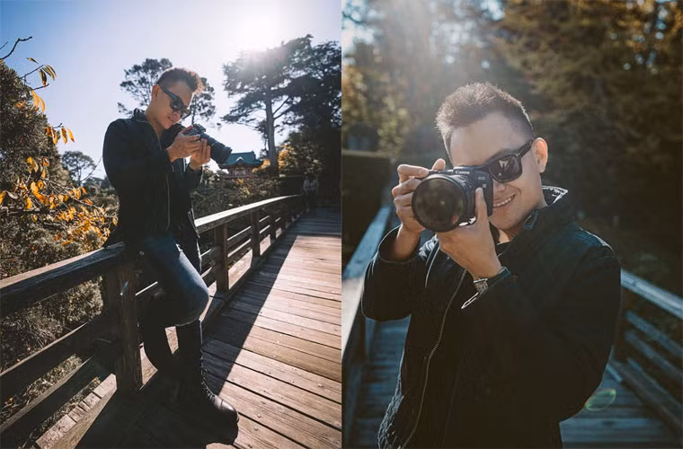 Ngoài đam mê máy bay, Thành Vinh còn có một đam mê nữa là nhiếp ảnh.