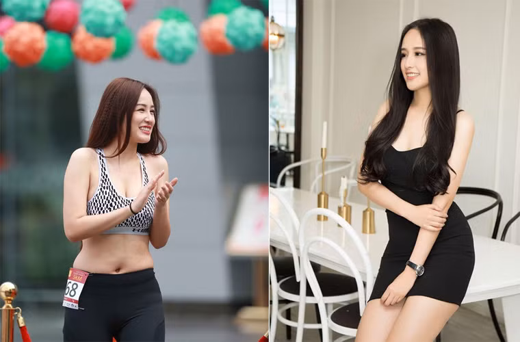 Sau khi bị chê thân hình sồ sề vì tăng lên tới 70kg, Mai Phương Thúy tích cực giảm cân và trở lại vóc dáng hoa hậu trước kia.