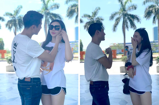 Trước nghi vấn phim giả tình thật, cả hai không phủ nhận nhưng cũng không khẳng định.