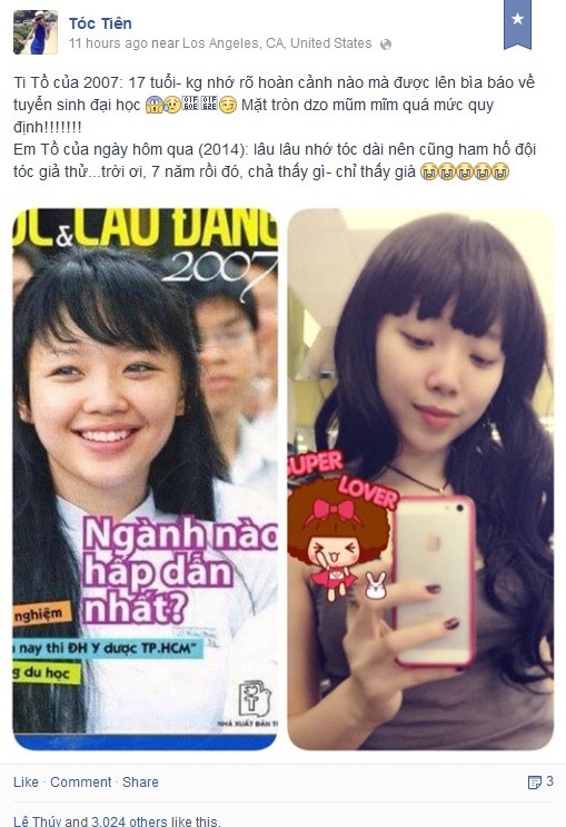 Tóc Tiên tự nhận tuổi 17 của mình mặt tròn vo mũm mĩm quá mức quy định.