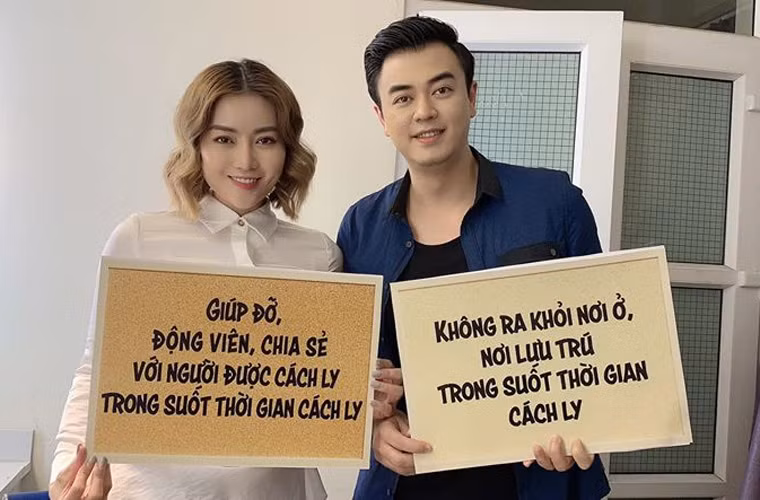 Bà mẹ hai con cũng chia sẻ, cô và nam diễn viên Tuấn Tú rất hợp nhau từ ngoại hình cùng to cao, cho tới cách diễn, cách phân tích nhân vật.