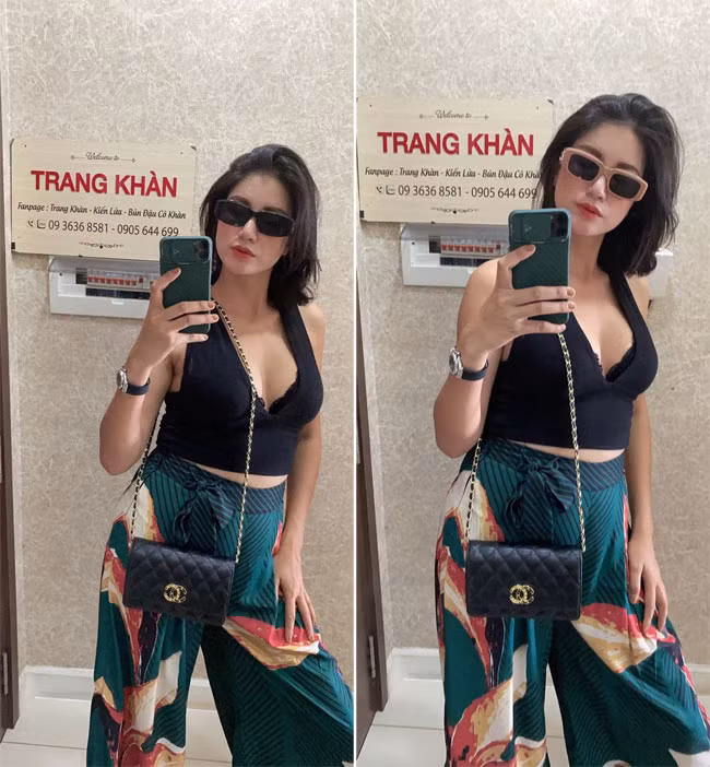 So với trước đây, khi còn làm mẫu, số đo ba vòng của Trang Trần đã tăng size một cách khủng khiếp.