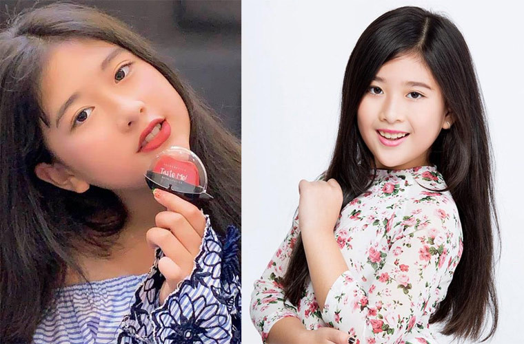 Nhìn Bí Ngô nhiều người lại liên tưởng tới nghệ sĩ Hồng Vân lúc trẻ. Nhưng nhìn kỹ thì bé là tổng hòa những nét đẹp cả của bố Tuấn Anh và mẹ Hồng Vân.