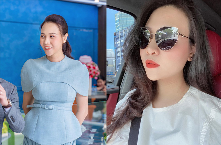 Hơn hai tháng sau khi sinh con gái, mặc dù thân hình vẫn hơi tròn so với trước, nhưng thần thái của Đàm Thu Trang vẫn gây chú ý mỗi khi xuất hiện.