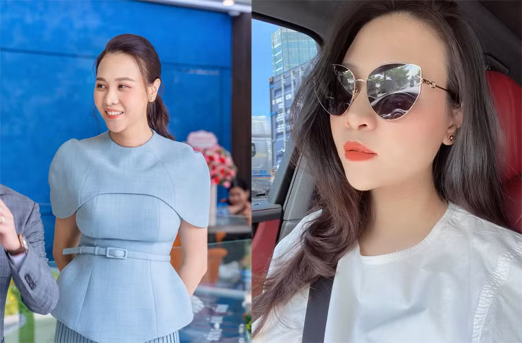 Hơn hai tháng sau khi sinh con gái, mặc dù thân hình vẫn hơi tròn so với trước, nhưng thần thái của Đàm Thu Trang vẫn gây chú ý mỗi khi xuất hiện.